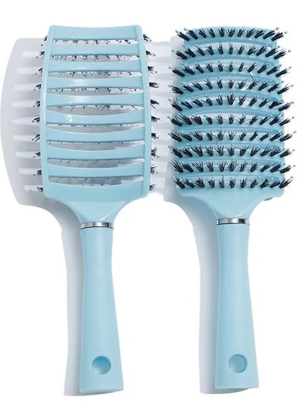 No.3 Kadın Islak Kıvırcık Detangle Saç Fırçası Saç Fırçası Saç Derisi Masaj Tarak Saç Fırçası Kıl ve Naylon Salon Kuaförlük Şekillendirici Aksesuarları (Yurt Dışından)