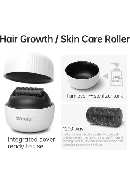 Dermaroller G4 0.75 Derma Rulo Bio Rulo G4 1200 Pinli Evde Kullanım Cilt Bakımı Güzellik Araçları Saç Büyümesi Için Microneedle Dermaroller (Yurt Dışından) modelleri