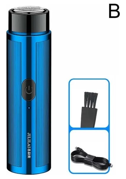 B Mini Elektrikli Tıraş Makinesi Seyahat Tıraş Makinesi Araba Taşınabilir Sakal Bıçak Saç Geri Vücut Tıraş Berber Dükkanı Makinesi Tıraş Makinesi D9O4 (Yurt Dışından)