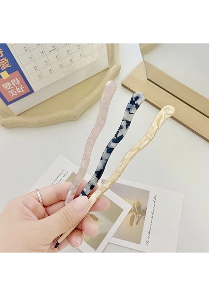 12 Renkli Saç Sopa Asetat Topuz Tokalar Kadın Elegance Bayan Tokalar Moda Saç Tokası Saç Aksesuarları Şapkalar (Yurt Dışından) fırsatları
