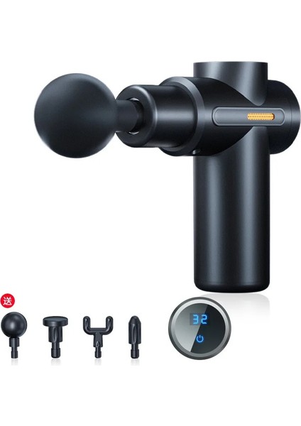 Z01 Siyah Fasya Tabancası Mini Taşınabilir Fitness Kas Gevşeme Servikal Masaj Fasya Tabancası (Yurt Dışından) indirimleri