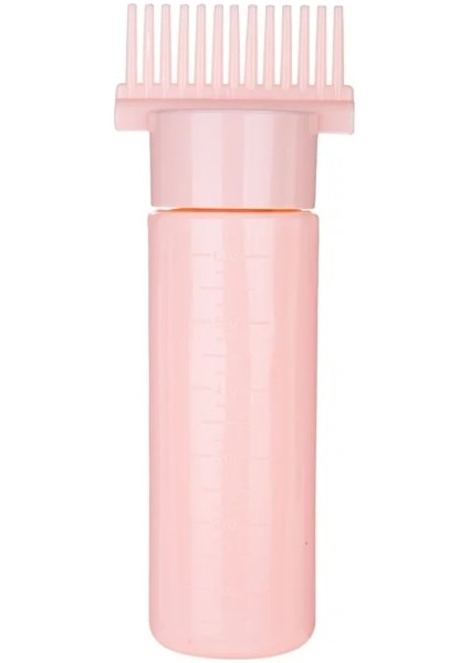 Pembe 180 ml Çok Renkli Kök Tarak Aplikatör Şişesi Doldurulabilir Sıkılabilir Şişe Aplikatör Saç Boyama Kuaförlük Şekillendirici Araçları (Yurt Dışından)