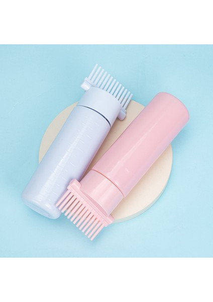 Pembe 180 ml Çok Renkli Kök Tarak Aplikatör Şişesi Doldurulabilir Sıkılabilir Şişe Aplikatör Saç Boyama Kuaförlük Şekillendirici Araçları (Yurt Dışından) fırsatları