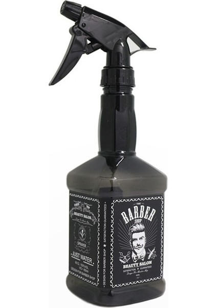 BLACK-650ML 650/500ML Kuaförlük Sprey Şişesi Boş Şişe Doldurulabilir Sis Şişesi Salon Berber Spreyi Kuaför Saç Stilisti Sprey Şişesi (Yurt Dışından)
