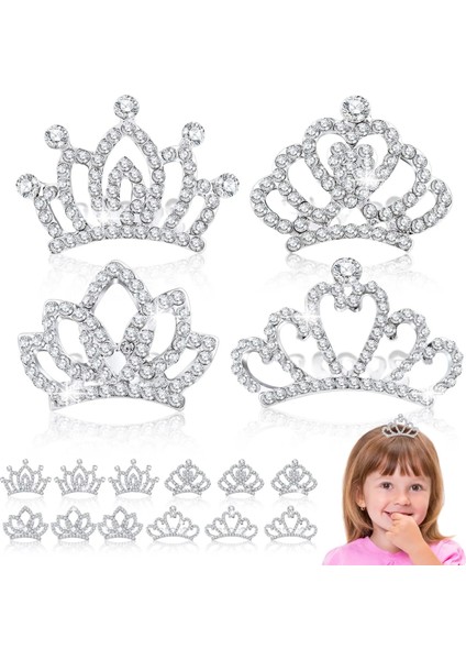 Pembe 05 Mini Taç Saç Klipler Prenses Küçük Prenses Taç Tarak Kostüm Prenses Parti Süslemeleri Şekeri Kız Çocuk (Yurt Dışından) fiyatları