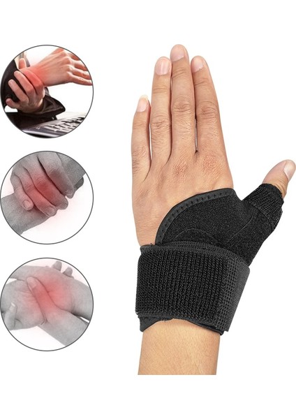 Tıbbi Bilek Ortezi Ayarlanabilir Başparmak Brace Spor Bilek Desteği Parmak Tutucu Koruyucu Brace Koruyucu Kollu Parmak Korumak (Yurt Dışından)