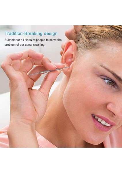Açık Pembe 6 Adet/takım Kulak Temizleyici Kulak Kiri Toplayıcı Paslanmaz Çelik Kulak Tıkacı Balmumu Sökücü Piercing Kiti Kulak Kiri Küret Kaşık Bakımı Kulak Temizleme Araçları (Yurt Dışından)