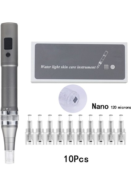 B-Nano 120 Mikron Bmy Dermapen Elektrikli Kablosuz Mikro Haddeleme Damga Derma Kalem Makinesi Peeling Gözenekleri Küçültmek Için Mikroiğne Kalem Süngü Iğne (Yurt Dışından) fiyatları