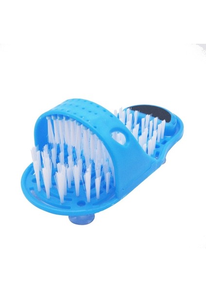 1 Adet Mavi 1 Adet Plastik Banyo Ayakkabısı Ayak Masajı Ayakkabı Duş Fırçası Masaj Kaymaz Vantuz Peeling Temizlik Terlik Ayak Bakımı (Yurt Dışından)