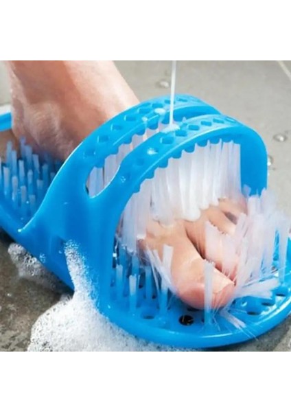 1 Adet Mavi 1 Adet Plastik Banyo Ayakkabısı Ayak Masajı Ayakkabı Duş Fırçası Masaj Kaymaz Vantuz Peeling Temizlik Terlik Ayak Bakımı (Yurt Dışından) modelleri