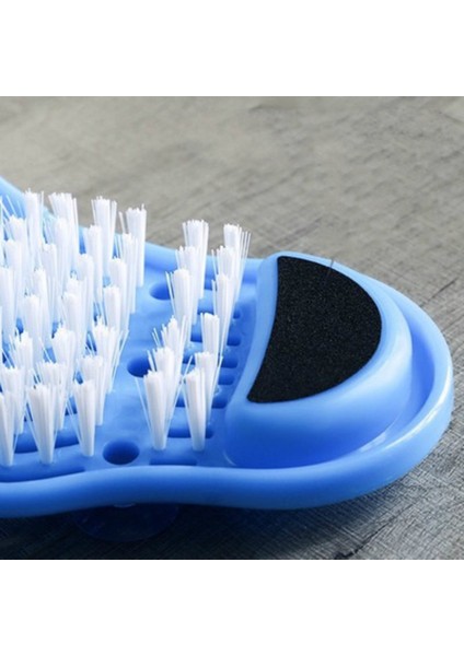 1 Adet Mavi 1 Adet Plastik Banyo Ayakkabısı Ayak Masajı Ayakkabı Duş Fırçası Masaj Kaymaz Vantuz Peeling Temizlik Terlik Ayak Bakımı (Yurt Dışından) fırsatları