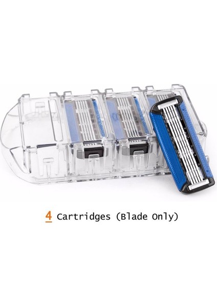 4 Kartuş Qshave Siyah Örümcek Adam Manuel Tıraş Makinesi Abd Blade X5 Düzeltici Arka Bıçakla Bıçak, 4 ve 8 ve 16 Kartuş Seçimi (Yurt Dışından)