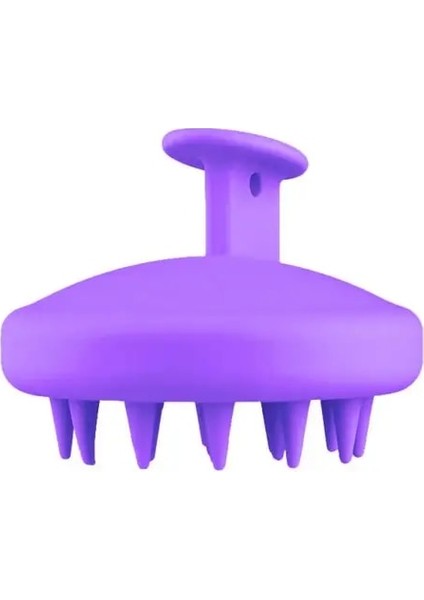 01 Yeni Taşınabilir Silikon Saç Fırçası Kafa Vücut Derisi Masaj Fırçası Saç Yıkama Temiz Tarak Banyo Spa Duş Meridyen Masaj Fırçası (Yurt Dışından)