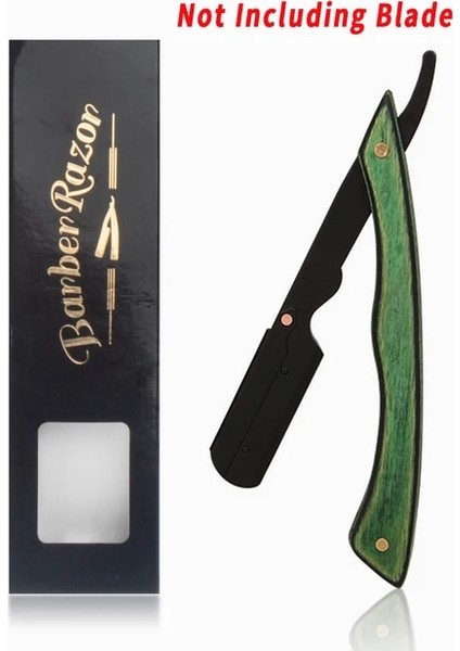 Yeşil Jilet Kutusu Erkek Manuel Düz Tıraş Makinesi Jilet Paslanmaz Çelik Profesyonel Berber Aletleri Emniyetli Jilet Tıraş Sakal Bıçağı Katlanır Jilet Tutucu (Yurt Dışından) fiyatları