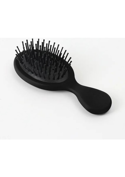 Siyah Mini Kız Kuaförlük Tarak Kafa Derisi Masaj Saç Fırçası Kadın Islak Kıvırcık Detangle Saç Fırçası Salon Kuaförlük Şekillendirici Araçları (Yurt Dışından)