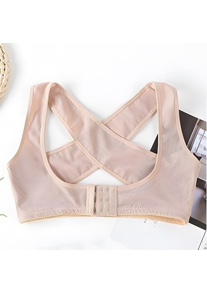 Bej Xxl Görünmez Vücut Şekillendirici Korse Kadın Göğüs Duruş Düzeltici Kemer Geri Omuz Desteği Brace Sağlık Için Duruş Düzeltme (Yurt Dışından)