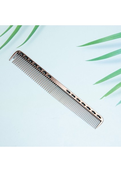 Küçük Bronz 1 Adet Uzay Alüminyum Saç Tarak Profesyonel Kuaförlük Taraklar Saç Kesme Ölen Saç Fırçası Berber Taraklar Araçları Salon Aksesuarları (Yurt Dışından)