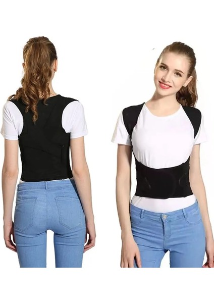 Normal Stil 4xl Geri Duruş Düzeltici Terapi Korse Omurga Desteği Kemer Erkekler Kadınlar Için Bel Ayarlanabilir Arka Duruş Düzeltme Bandajı Çocuklar (Yurt Dışından)