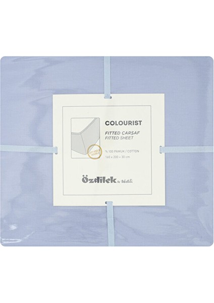 Colourist Çift Kişilik Lastikli Fitted Çarşaf 160X200+30