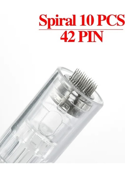 10 Adet 42PIN Kablosuz Derma Kalemi Ultima Dermapen Profesyonel Mikroiğneleme Kalemi Mezoterapi Otomatik Mikroiğne Derma Sistemi Terapi Güzellik Araçları (Yurt Dışından)