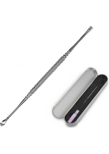 Gümüş Hanrıver Dig Kulak Kiri Kaşık Kazma Kulak Cihazı Kulak Kitini Benimseyin Seçim Düğmesi Kulak Kiri Cımbız (Yurt Dışından)