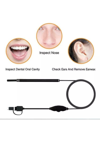 Mavi USB Hd Görsel Kulak Kiri Temizleme Endoskop Otoskop Kaşık Kamera Borescope Android Pc Tablet Kulak Kirini Temizleme Seçimi Kulak Temizleyici Aracı (Yurt Dışından) fırsatları