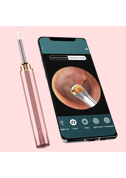Pembe Kulak Temizleyici Kulak Kiri Temizleme Aracı Kablosuz Otoskop ile 1080 P Hd Su Geçirmez Dijital Endoskop 6 LED Işık ile Kulak Temizleyici Kontrol (Yurt Dışından) modelleri