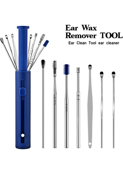 Siyah Itme Tüpü Kulak Temizleyici Kulak Kiri Temizleme Aracı Kulak Temizleme Çubuğu Earpick Kulak Temizleyici Kaşık Bakımı Kulak Temizleme Aracı Bebek Yetişkinler Için Kulak Bakım Seti (Yurt Dışından)