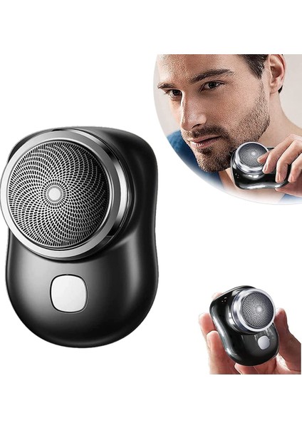 Siyah Elektrikli Mini Tıraş Makinesi Erkekler Için Ipx7 Su Geçirmez Islak Kuru Çift Kullanımlı Tip-C Hızlı Şarj Cep Jilet Sakal Düzeltici Tıraş Makinesi (Yurt Dışından) fiyatları