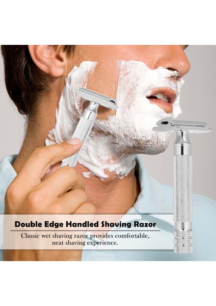 ZR2195 Metal Ayrılabilir Manuel Traş Makineleri Jilet Adam Sakal Tıraş Metal Çelik Saplı Güvenlik Tıraş Makinesi Yüz Jilet (Yurt Dışından) fırsatları