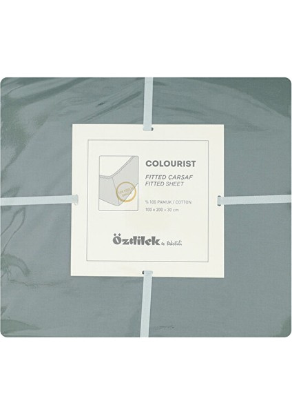 Colourist Tek Kişilik Lastikli Fitted Çarşaf 100X200+30