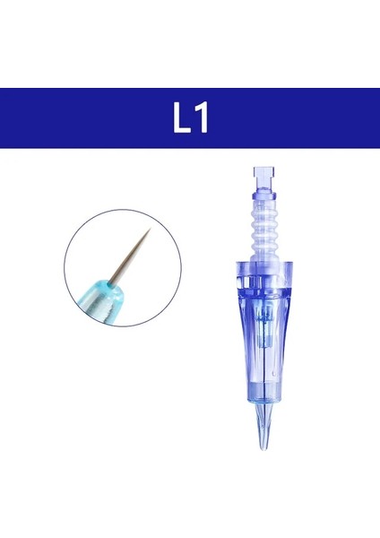 10 Adet L1 10/50/100 Adet Dermatool Süngü Iğneler Kartuşu Dr Pen Için A6 Nano/12 Pin/24 Pin/36 Pin/42 Mikro Cilt Iğneleme Yedek Kafa (Yurt Dışından)