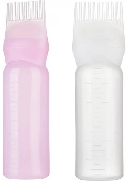 Pembe Plastik Aplikatör Şişeleri Dişli Kalınlaşmış Saç Boyası Şişesi Kuru Temizleme Saç Derisi Aplikatörü Botella Sprey Friseur Kuaför (Yurt Dışından) modelleri