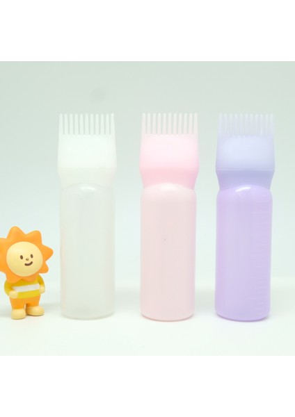 Pembe Plastik Aplikatör Şişeleri Dişli Kalınlaşmış Saç Boyası Şişesi Kuru Temizleme Saç Derisi Aplikatörü Botella Sprey Friseur Kuaför (Yurt Dışından) fırsatları