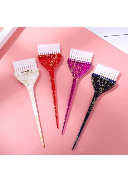 Boyalı Krem Karıştırıcı Saç Boyama Fırçası Su Çatlak Desenli Boya Krem Fırçaları Boya Saç Fırçaları Taraklar Beyaz Saçlı Salon Saç Renklendirme Fırçaları (Yurt Dışından) fiyatları