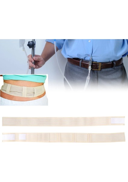 Orta S/m/l Periton Diyalizi Boru Koruma Kemeri Kayışı Kemerhasta Bakımı Için Nefes Alabilir Cilt Dostu Ayarlanabilir Karın Kemeri (Yurt Dışından)