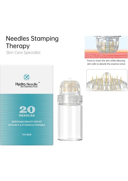 1.5 Hydra.needle 20 Pin Titanyum Profesyonel Microneedling Derma Damga Serum Mikro Iğne Terapisi Güzellik ve Cilt Bakımı Araçları (Yurt Dışından) fiyatları