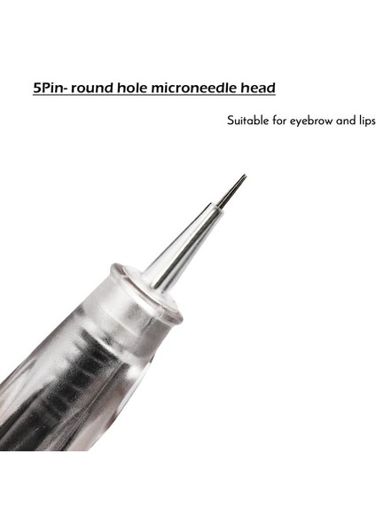 10 Adet 5pin 10/50 Adet D&r Kalem Damga Mikro Iğne 9 Pin /12 Pin /36 Pin Nano Microneedle Cilt Bakım Kalemi Süngü Yedek Sürükle Nano Cilt Bakımı (Yurt Dışından)