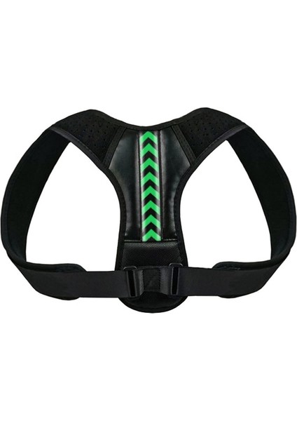 A - Siyah Yeşil M Tcare Sırt Duruş Düzeltici Korse Ayarlanabilir Unisex Sırt Desteği Klavikula Omurga Sırt Omuz Bel Duruş Düzeltme (Yurt Dışından)