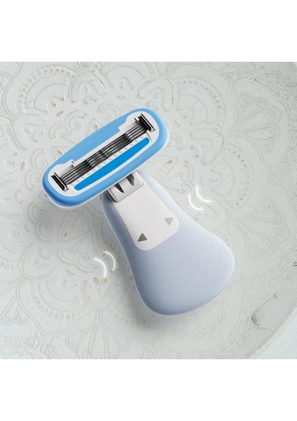 4 Adet Mavi Kartuşları Colorlamb Taşınabilir Kadın Tıraş Bıçağı Seti Manuel Bikini Tıraş Makinesi Saç Çıkarıcı Bayanlar Için Özel Vücut Cilt Bakımı Kartuşları ile (Yurt Dışından) fırsatları