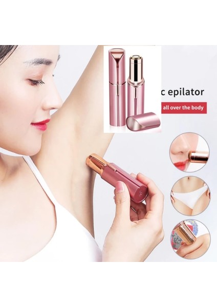 2 Adet Kesici Kafalar USB Şarj Edilebilir Elektrikli Epilasyon Ruj Şekli Kadın Yüz Epilatör Sökücü Ağrısız Güvenlik Kadın Tam Vücut Saç Tıraş Makinesi (Yurt Dışından) modelleri