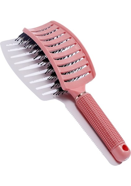 Yeşil Kıl Pro Kadın Saç Derisi Masaj Tarak Kıl ve Naylon Saç Fırçası Islak Kıvırcık Detangle Saç Fırçası Salon Kuaförlük Şekillendirici Araçları (Yurt Dışından) indirimleri