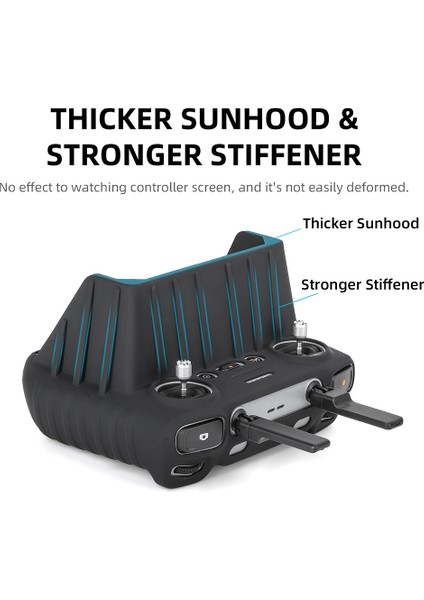 Rc 2 Için Uzaktan Kumanda Silikon Kılıf Air 3 Düşmeye ve Çizilmeye Dayanıklı Kapaklı Koruyucu Kılıf, Gri (Yurt Dışından) fiyatları