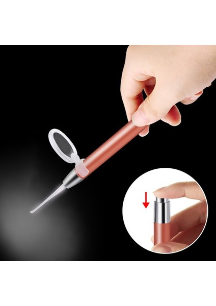 LED Bebek Kulak Kirini Temizleme Temizleme Aracı Çocuk Aydınlık Kulak Kaşık El Feneri Kulak Tıkacı Endoskop Kalem Işık Temizleme Makyaj (Yurt Dışından)