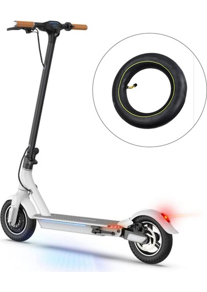 2 Adet Iç Tüp Evrensel 10X2.5/10X2.75 Tüp Innertube Bükülmüş Vana ile 45 Derece Vana 10 Inç Elektrikli Scooter Için (Yurt Dışından)