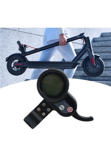 Jp Elektrikli Scooter Aksesuarları Için 36-60V Kontrol Paneli Metre Ayarlanabilir Gerilim (Düz Kafa) (Yurt Dışından)