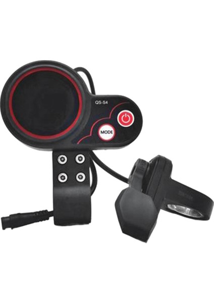 Qs-S4 72V Başparmak Gaz LCD Ekran Ölçer + Anahtar Düğmesi Kiti Sadece Sıfır 11X Elektrikli Scooter 6pın Ekran Için (Yurt Dışından)
