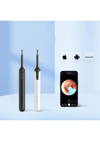 X0 Beyaz Orijinal Xlife X0 Akıllı Görsel Kulak Kiri Temizleme Aracı Iphone, Ipad, Android Telefon/tablet Kullanımı Için Kulak Kiri Seçici Uyumluluğu (Yurt Dışından)