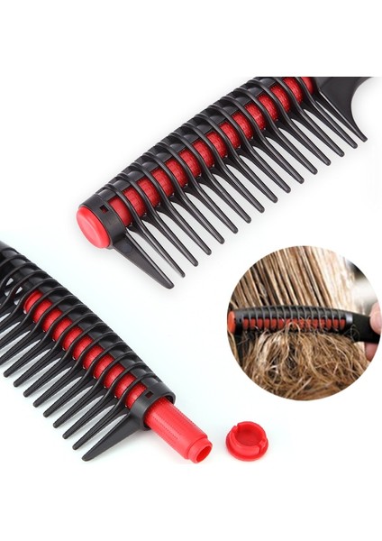 Siyah Profesyonel Dolaşık Açıcı Rulo Tarak Saç Boyama Tarak Aracı Kuaförlük Tarak Saç Boyama Fırçası Saç Boyası Fırçası Berber Salonu Tarak (Yurt Dışından) indirimleri