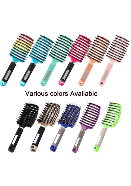 Kırmızı Tarak Moda Kadın Saç Tarak Saç Derisi Masaj Tarak Kıl Saç Fırçası Islak Kıvırcık Detangle Saç Fırçası Salon Kuaförlük Şekillendirici Araçları (Yurt Dışından) modelleri